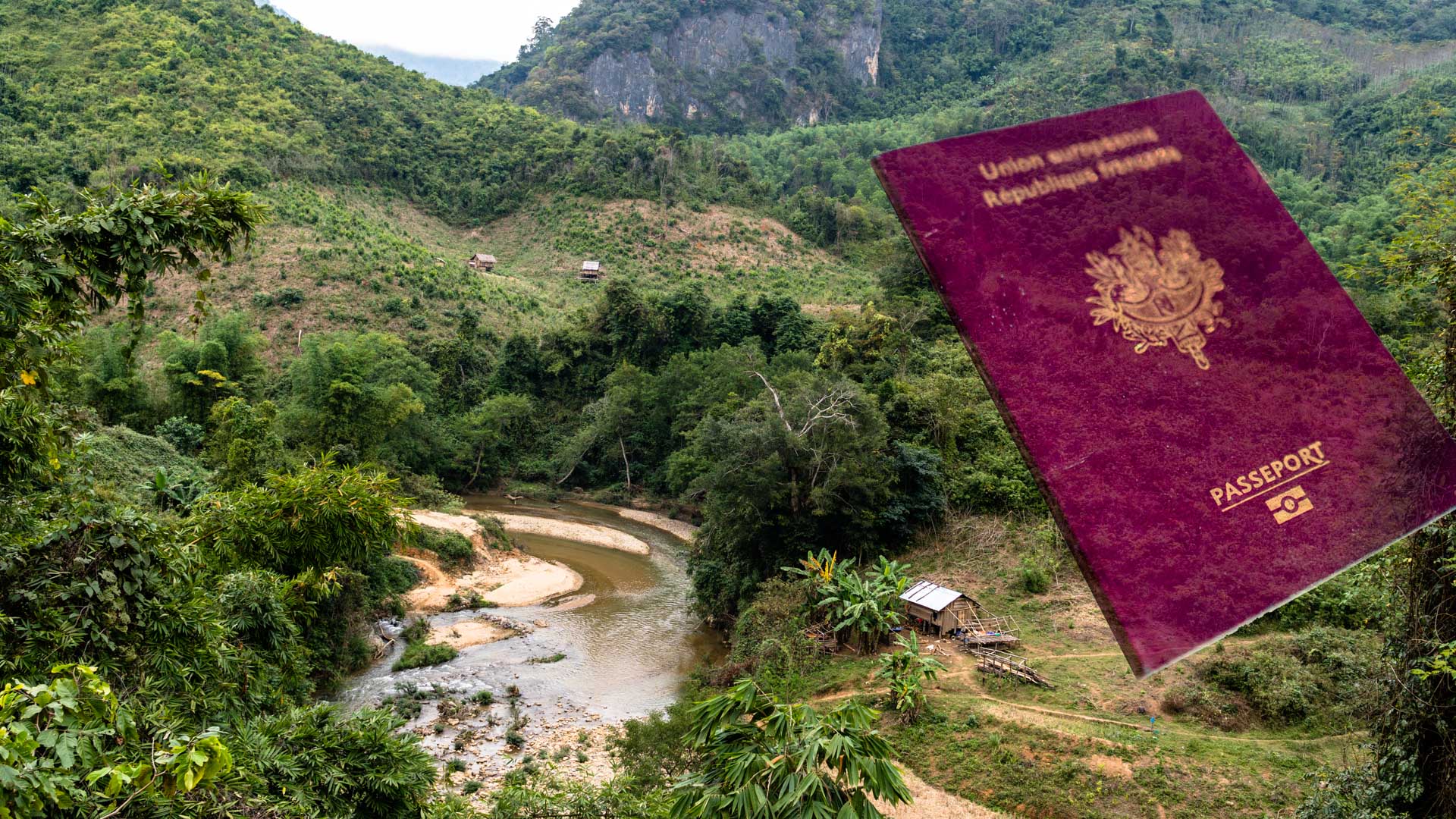 SerialHikers stop autostop world monde tour hitchhiking aventure adventure alternative travel voyage sans avion no fly Laos visa border frontiere