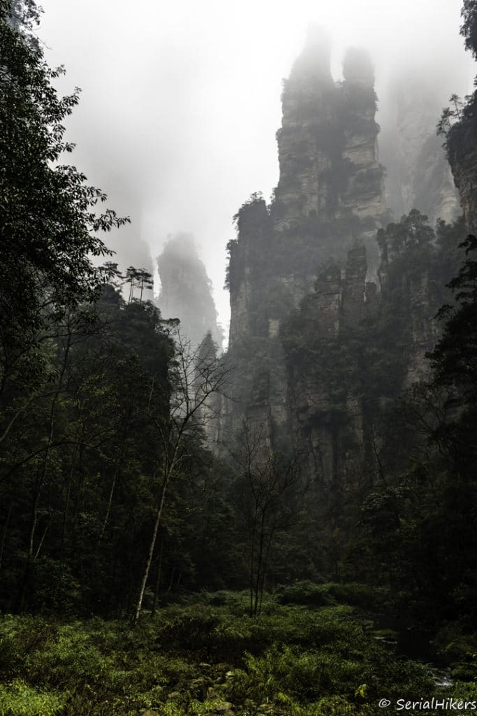 SerialHikers stop autostop world monde tour hitchhiking aventure adventure alternative travel voyage sans avion no fly china chine hunan zhangjiajie parc avatar