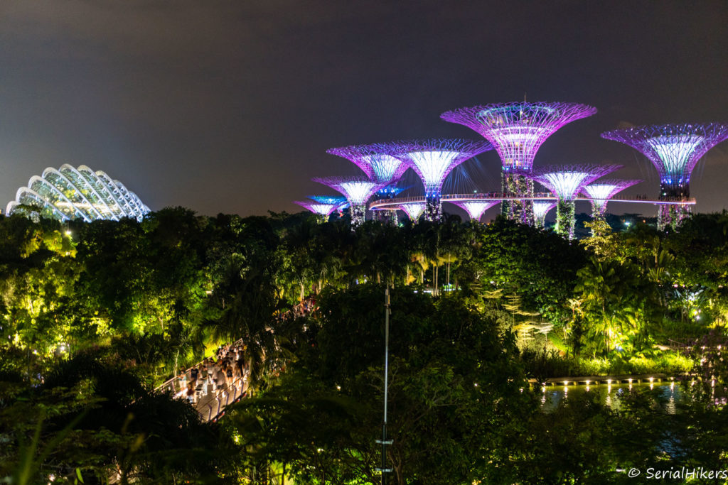 SerialHikers stop autostop world monde tour hitchhiking aventure adventure alternative travel voyage sans avion no fly singapour singapore destination bay gardens light show